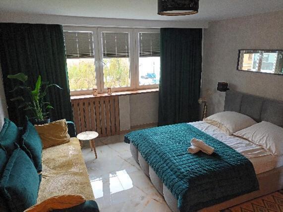 Green Apartament W Centrum Varşovia Exterior foto